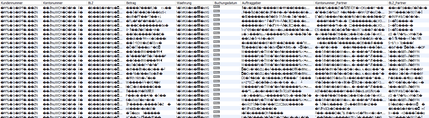 Verschl&uuml;sselung Beispiel