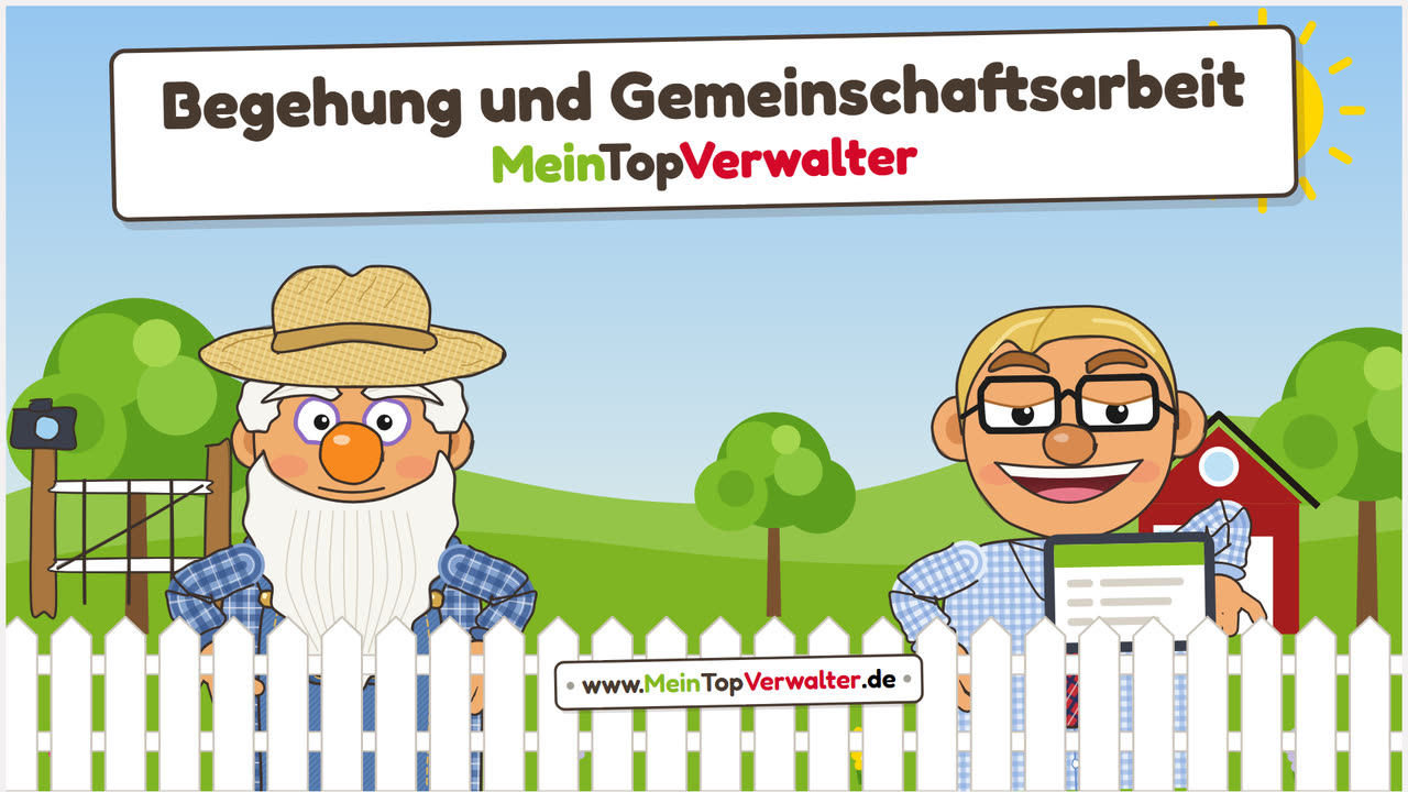 Peter und Paul: Gartenbegehung und Gemeinschaftsarbeit per Handy