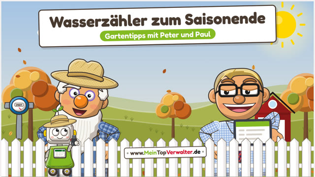 Peter und Paul: Wasserzähler zum Saisonende