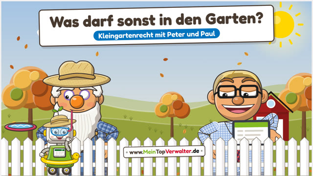 Peter und Paul: Was darf sonst in den Garten?