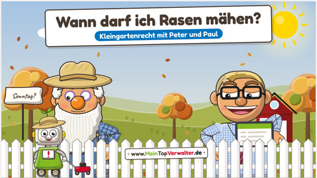 Peter und Paul: Wann darf ich Rasen mähen?