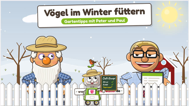 Peter und Paul: Vögel im Winter füttern