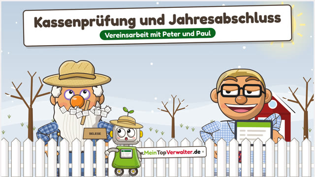 Peter und Paul: Kassenprüfung und Jahresabschluss